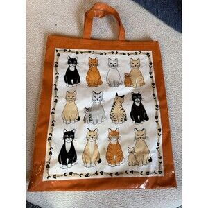 Ulster Weavers Cats Print PVC Tote Bag With Handles